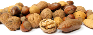 All varieties of nuts